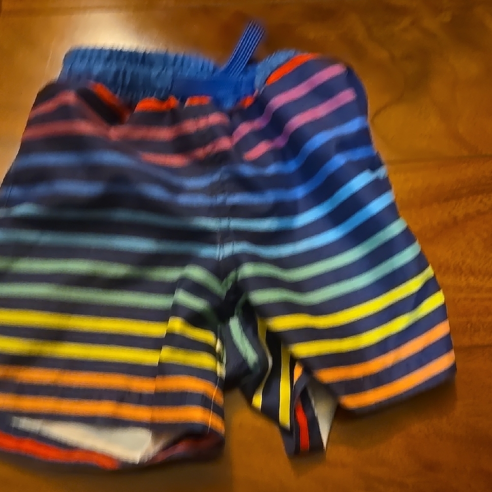 Primary Kids' Striped Swim Shorts